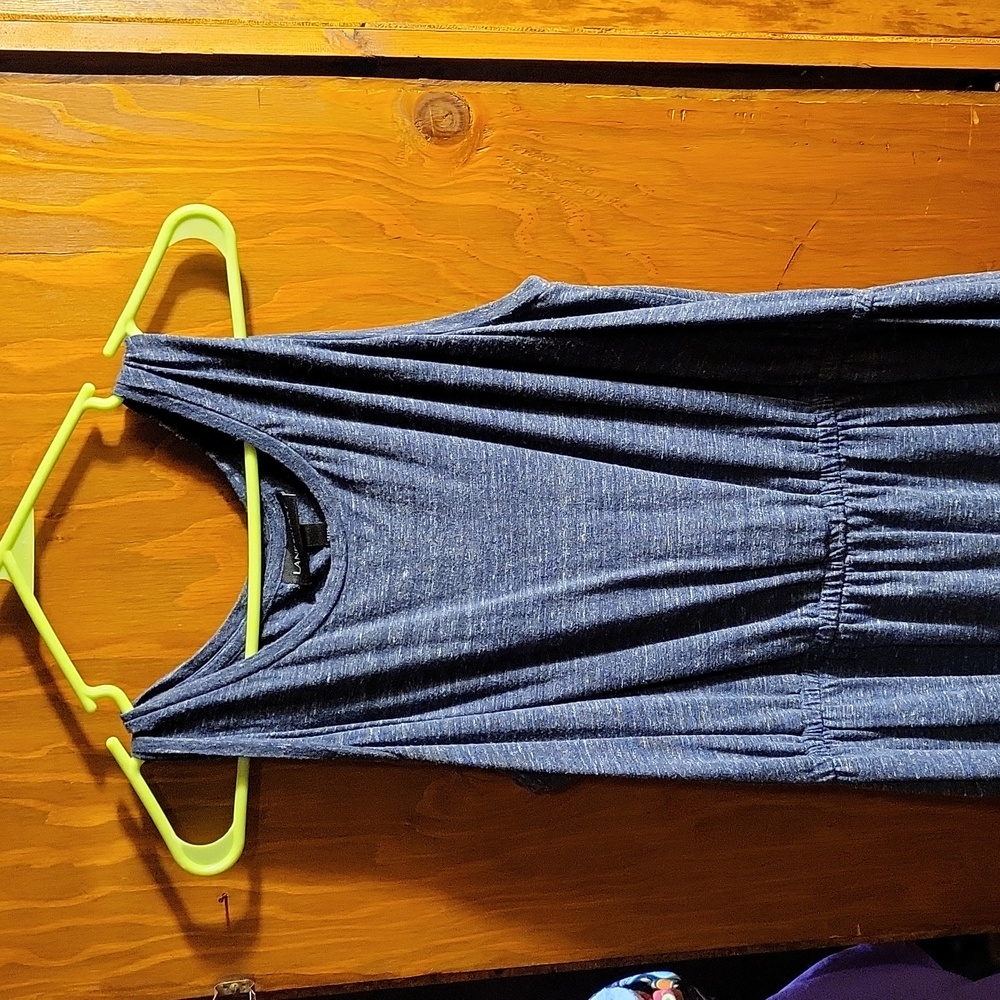 Lane Bryant blue sleeveless dress